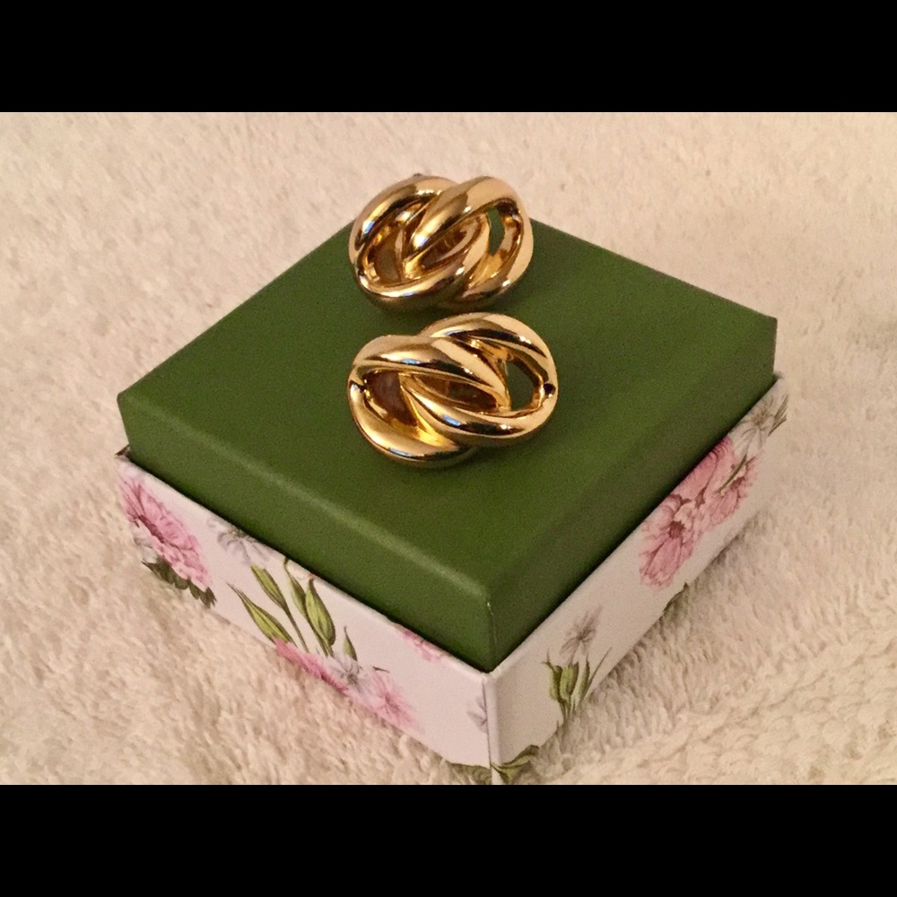 Clip On Vintage Christian Dior Chain Link Earrings